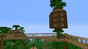 Giant jungle treehouse｜minecraft tutorial #39i made a treehouse at a giant costume tree. Jungle Treehouse Complex Map Download Survival Mode Minecraft Java Edition Minecraft Forum Minecraft Forum