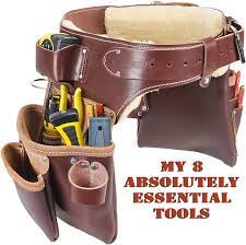 My 8 Absolutely Essential Tools The Craftsman Blog Occidental Leather Leather Tool Belt Leather Hip Bag