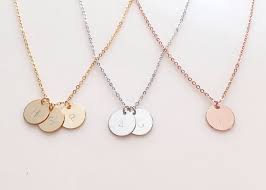 Initial Necklace Gold Personalized Necklace For Mom Gift Mothers Day Gifts For Best Friend Female Circle Name Necklace Cn Initial Necklace Gold Rose Gold Initial Necklace Initial Necklace