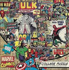 Join the puzzle club and receive a new jigsaw puzzle every month as long as your membership is active. Marvel Comics Super Hero Collage Jigsaw Puzzle 1000 Pieces Superhero Gifts Marvel Avengers Comics Marvel Comics