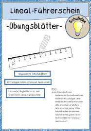 Lineal zum ausdrucken erstellen | dann können hier einfach die verschiedensten lineale viele deutsche trugen sie. Lineal Fuhrerschein Ubungen In 2021 Lineal Mathe Unterrichten Schulideen