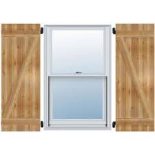 Since it has so many different functions, planning out your rustic outdoor is key before you start remodeling. Wood Exterior Shutters Doors Windows The Home Depot