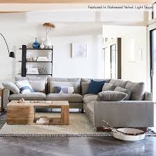 Every west elm living room begins with a west elm couch. Harmony 3 Piece L Shaped Sectional