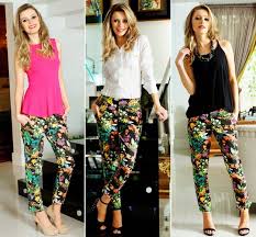 Calça Estampada Preta E Branca Como Usar Dicas De Moda Posthaus Ideias Fashion Moda Calcas Florais