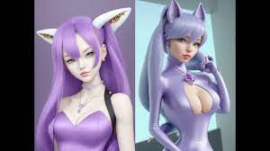 4K 60fps AI illustration: Humanisation of MewTwo ミュウツー(ポケモン)の擬人化をAIでイラスト生成  2023-04-08 - YouTube