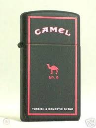 Camel Zippo 3 Rd Slim Cased Camel No 9 Blend Lighter 148367663