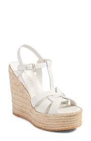 Black And White Espadrille Wedges Tribute Leather Espadrille Wedge Sandals In Black Espadrilles Wedges Espadrilles Leather Espadrilles