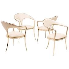 Brass Vidal Grau Cosmos Chairs In Nappa Leather Furniture Wooden Dining Room Chairs Dinning Chairs