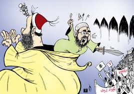 اللحية والجلابية وجلد البشر باسم الخالق ,