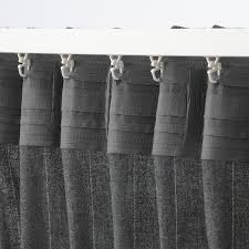 Toddler big boy room reveal lovely lucky life from grey and white striped curtains, source:lovelyluckylife.com. Mildrun Curtains 1 Pair Dark Grey Striped 145x300 Cm Ikea