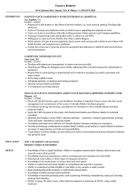 A professional resume objective should be a short, targeted statement that will outline your career direction. Gardener Resume Samples Velvet Jobs