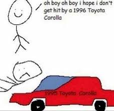 Shop 1996 toyota corolla vehicles for sale at cars.com. I Hope I Don T Get Hit By A 1996 Toyota Corolla Antimeme