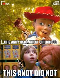 Andy And His Childhood Horror Movies Funny Horror Movies Memes Funny Horror