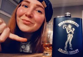 Big Thanks to Tracy Bumgarner, Ace Custom Copper for the super sweet  personalized flask, filled with a family recipe of some Mighty Fine  Bourbon.. I mean real good... So kind of him