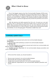 Filipino 7 q2 | link 1; Health Quarter 4 Module 4b Ways To Prevent And Control Non Communicable Diseases Grade 7 Modules