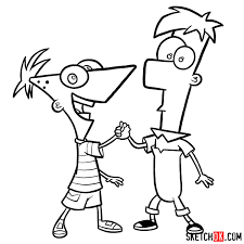 Various formats from 240p to 720p hd (or even 1080p). How To Draw Phineas And Ferb Sketchok