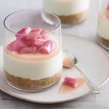 White Chocolate And Rhubarb Cheesecake A Delicious Recipe In The New M S App Rhubarb Desserts Desserts Rhubarb Recipes