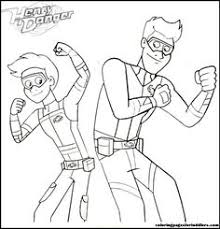All these santa coloring pages are free and can be printed in seconds from your computer. Captain Man And Kid Danger Coloring Pages Coloring Walls