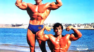 They were likely either assisting friends with a construction project or just posing for the camera as is very unlikely that they were doing construction work at that time to make ends meet. Arnold Schwarzenegger And Franco Columbu Bodybuilding Video Video Dailymotion