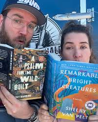 It's Book CLUB!!!! This months picks for the @drowsywhaler book club are  Psalm for The Wild Built by Becky Chambers (@zachmiko choice) And  Remarkably Bright Creatures by Shelby Van Pelt (@laurakristenx choice)