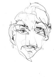 In Memory Of Contour Drawing Drawing Images Blind Contour Drawing
