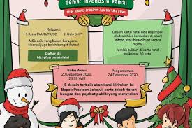 Baik itu hari libur nasional dan hari libur cuti bersama. Lomba Pembuatan Kartu Ucapan Natal 2020 Untuk Tokoh Nasional Portal Lebak