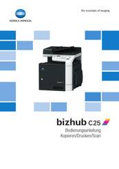 Konica minolta bizhub c280 automatic driver update. Konica Minolta Bizhub C25 Bedienungsanleitung Pdf Herunterladen Manualslib
