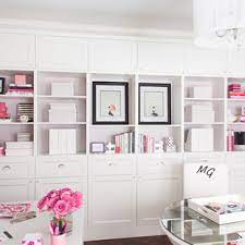 Pinkfresh studio a2 argyle layering stencil set. 75 Beautiful Craft Room With Pink Walls Pictures Ideas August 2021 Houzz