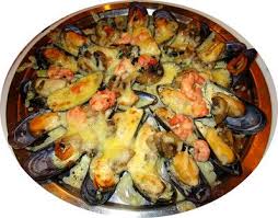 Recette Moules Gratinees A La Bruxelloise Recette Moules Recettes De Cuisine Moules Gratinees