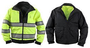 Reversible Hi Visibility Yellow Black Uniform Jacket Police Security Guard Affiliate Products For Sale Jackets Reflective Jacket Uniform