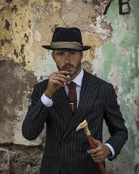 Black 3 Piece Suit With White Shirt Black Pinstripe Suit White Linen 3 Piece Suit Navy Espadrilles Rust Colored Linen Blazer Suitsupply Blue Stri Black Pinstripe Suit Dandy Style Mens Outfits