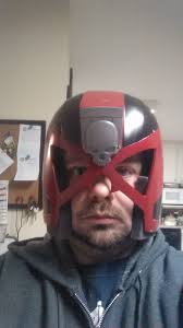 Again, helmets what colour for sergeant helmets? Red?