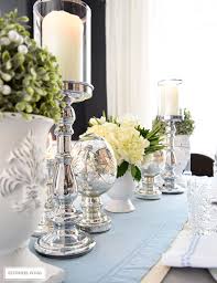 Citrineliving A Simple And Elegant Easter Tablescape Easter Tablescapes Dining Table Centerpiece Spring Tablescapes