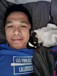 Love is Waking up in a painfully awkward Position because you didn't want  to disturb your sleeping Dog…