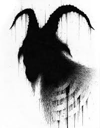 Vberkvlt Justin Bartlett Personal Art Goat Two Black Metal Art Dark Art Goat Art
