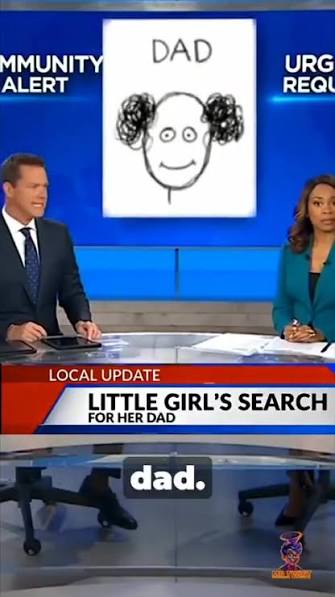 Little girl draws a sketch of her missing dad and the news anchors had no idea that the sketch looked exactly like her actual dad when shown the update …., 😂😂I’m crying I’m laughing so hard. | Phuti ...
