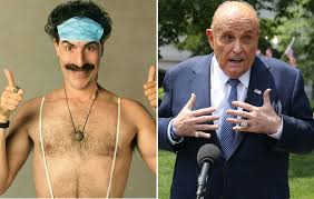 The scene shot in a new york hotel room in july — which resulted in. Borat Defends Rudy Giuliani Over Controversial Scene It Was Innocent Sexy Time Nme