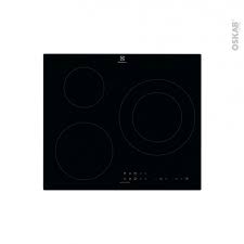 Plaque De Cuisson 3 Feux Induction 60 Cm Verre Noir Electrolux Lit60333ck Oskab