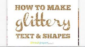 Zooming is now much easier and faster. How To Make Glittery Text In Picmonkey Using Overlays Youtube