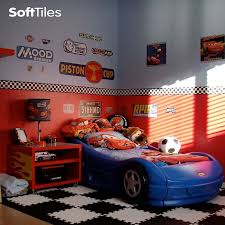 Racing Theme Bedroom Finish Line Checkered Flag Playroom Flooring Car Themed Bedrooms Cars Room Boy Car Room