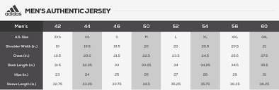 Reebok Jersey Size Chart Best Picture Of Chart Anyimage Org