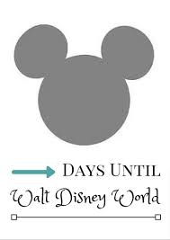 Disney Countdown Calendar Printable Mickey Mouse Calendar Instant Download Pdf Disney Trip Countdown By Faithnpixie On E Disney Countdown Countdown Calendar Disney