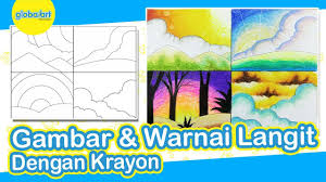 Tersedia dalam 82 warna membuat crayon ini bisa menjadi pilihan untuk kamu yang ingin mewarnai dengan mengombinasikan atau menciptakan gradasi yang komplit. Tips Menggambar Dan Mewarnai Langit Dengan Crayon Tips Menggambar Youtube