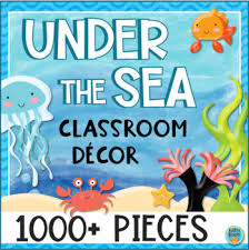 Students love to help out and they will feel empowered by knowing that they contributed to the final project. Ocean Classroom Decor Bundle Worksheets Teaching Resources Tpt