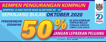 Diskaun Rm 30 Untuk Kompaun Parkir Mbsa 1 31 Oktober 2020 Wapcar