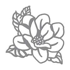 Magnolia Flower Magnolia Flower Simple Line Drawings Silhouette Clip Art
