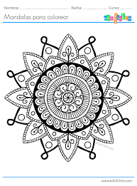 Desenhos para colorir de sol para crianças. Mandalas Para Colorear Descargar Mandalas Para Ninos En Pdf