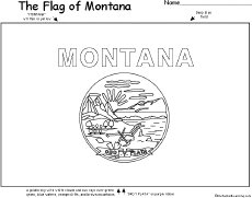 Wait for print dialog box to appear. Montana Facts Map And State Symbols Enchantedlearning Com
