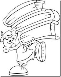 Papa leyendo cuentos a la hora de ir a la cama. Dia Del Libro Manualidades Buscar Con Google Dibujos Para Ninos Libros Para Pintar Biblioteca Dibujo