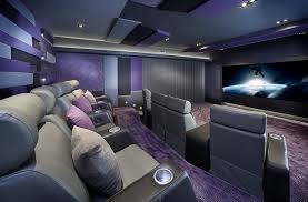 Featuring designs from octane seating , palliser and bass , we have some of the finest specimens of modern theater seating around. Montreal Home Theater Contemporary Home Theater Los Angeles By Maria Deschamps Design Houzz